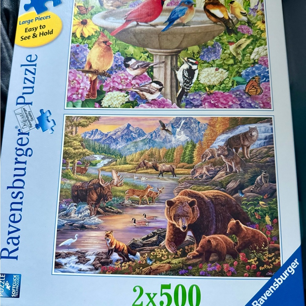 Ravensburger Nature Puzzle 2 x500 piece puzzles in one box